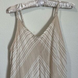 Knox Rose Cream and Tan Top